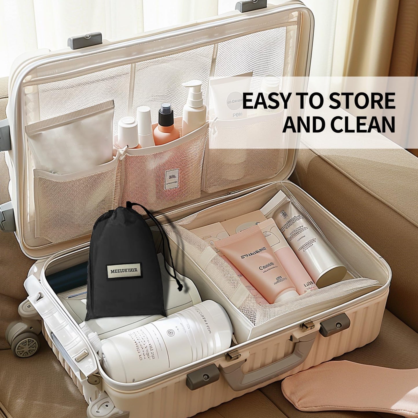 Hair Dryer Diffuser Attachment for Curly Hair,Portable Easy Use for Travel or Apartment,Curly Hair Diffuser Bonnet for Deep Conditioning at Home - Medaid International