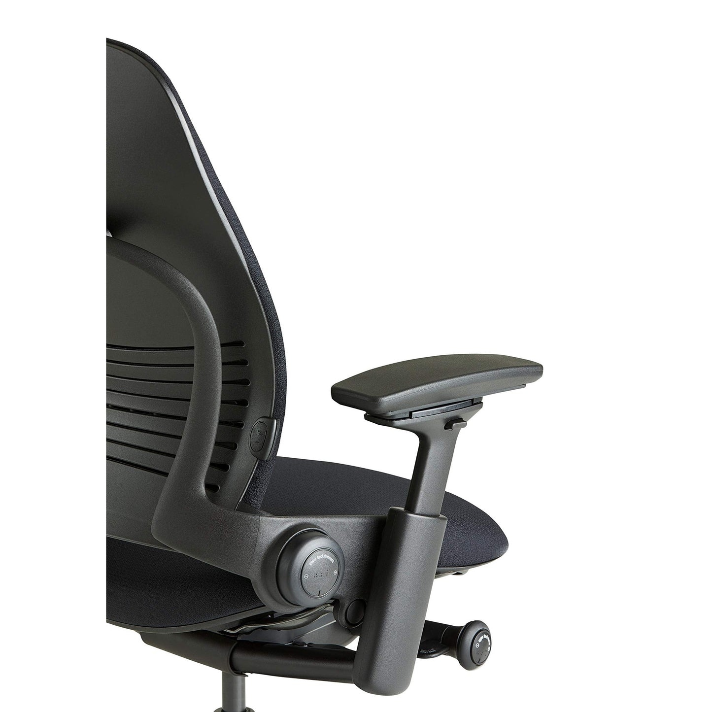 Steelcase Leap Chair, Black Fabric,FBA,5" Cylinder - - Medaid International