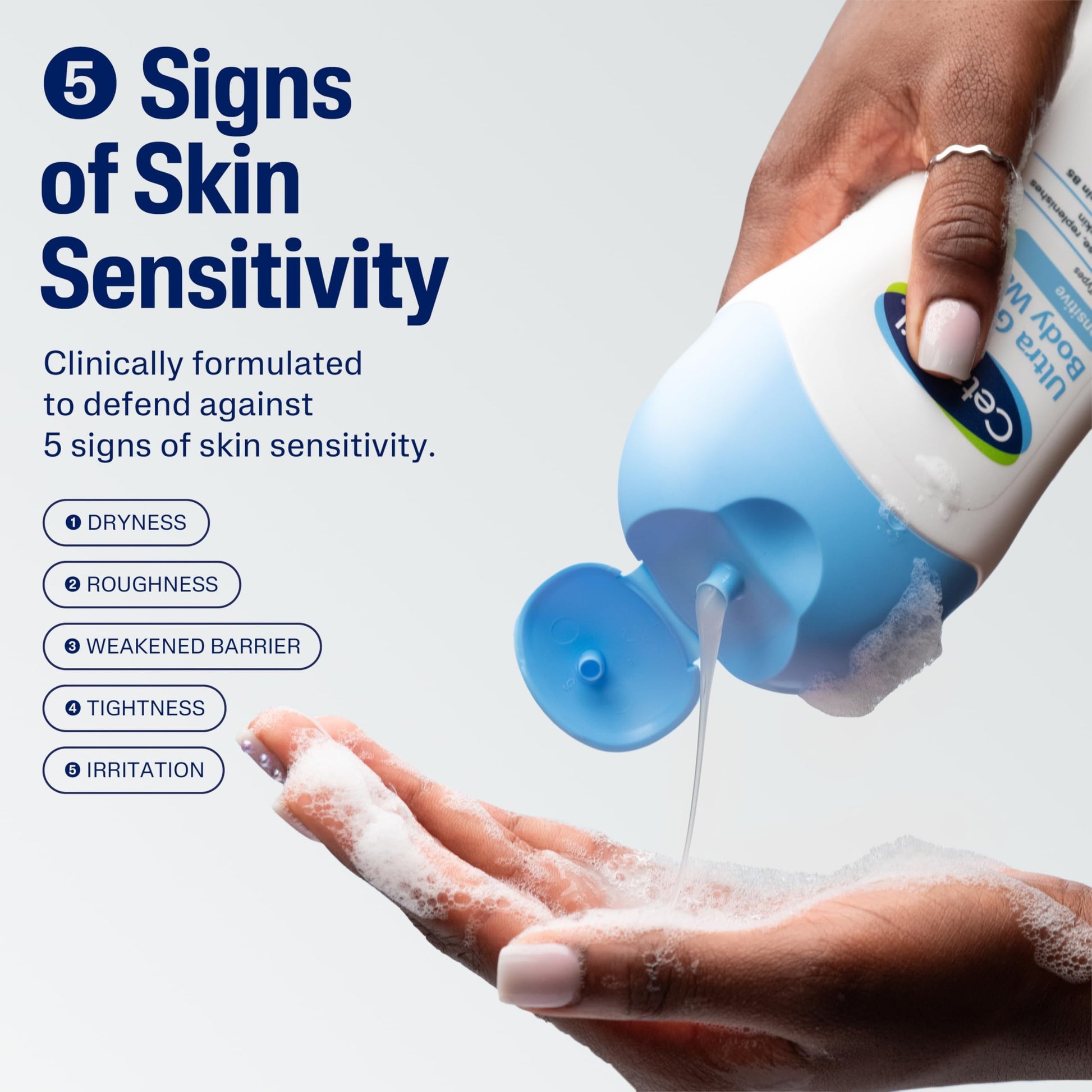 Cetaphil Ultra Gentle Refreshing Body Wash, For Dry to Normal, Sensitive Skin, 16.9oz Pack of 3, Aloe Vera, Calendula, Vitamin B5, Hypoallergenic, Paraben Free, Fragrance Free, Dermatologist Tested - Medaid International