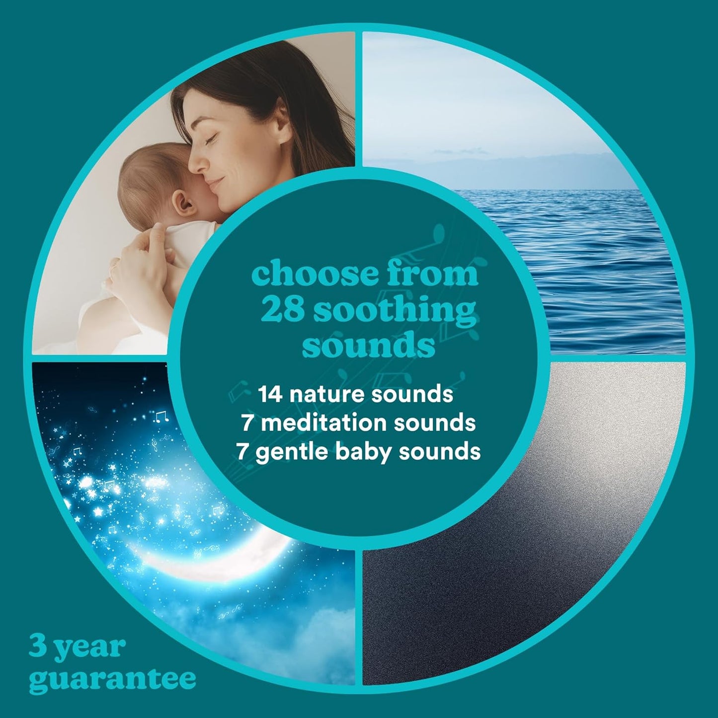 Soundsleep Aura-Portable White Noise Machine - Medaid International