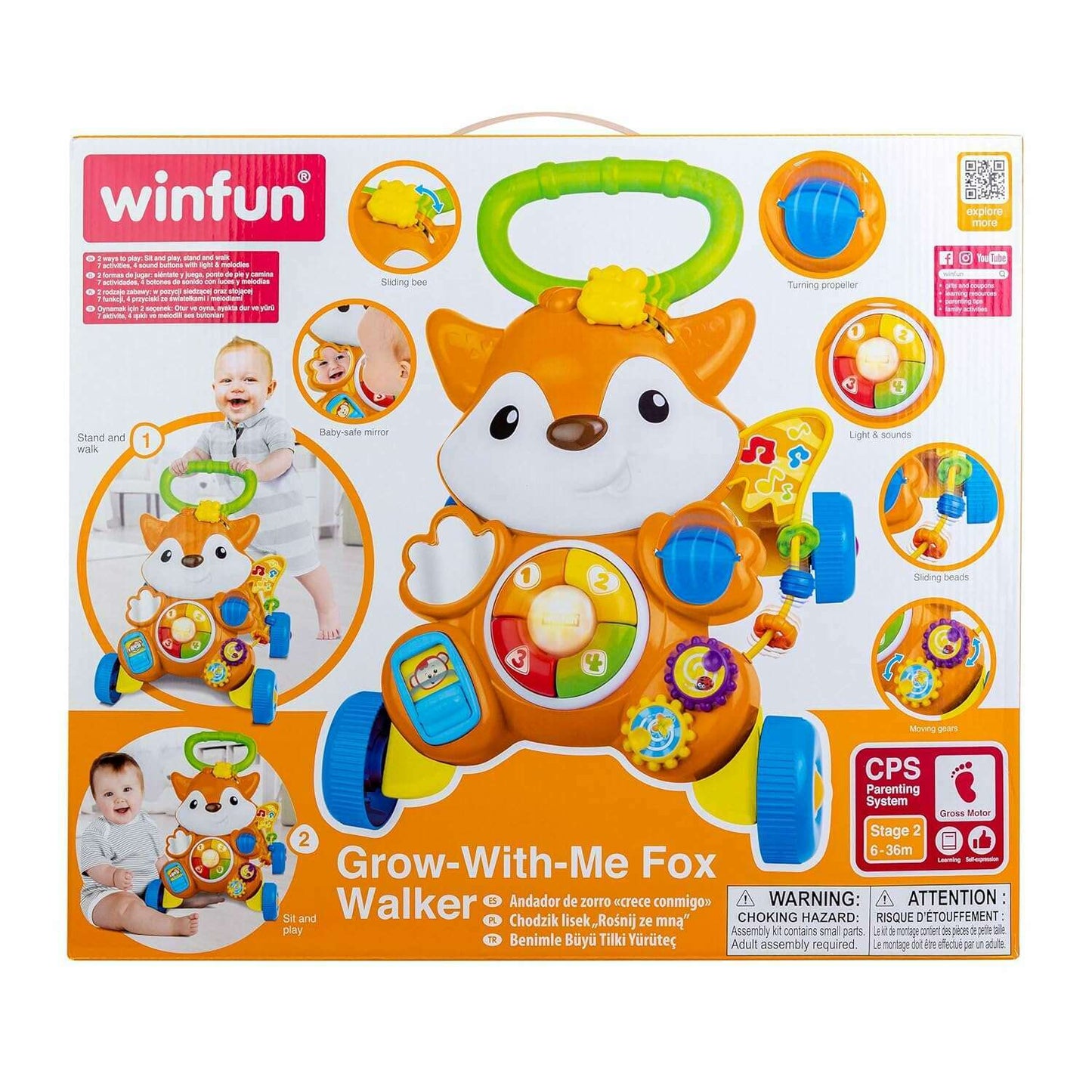 Grow-With-Me Fox Walker - Medaid International