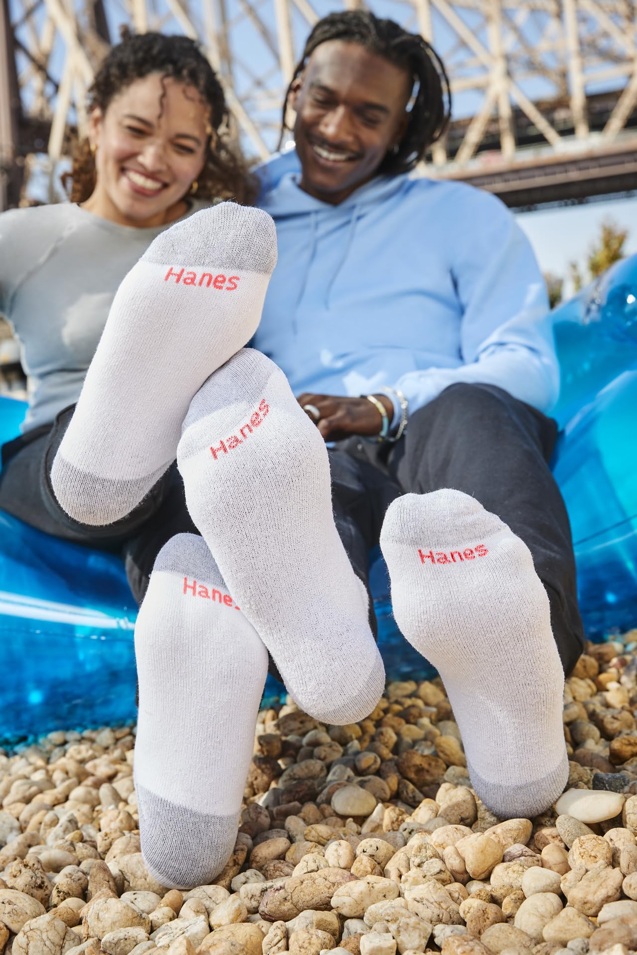 Hanes mens Double Tough Ankle Socks, 12-pair Pack Casual Sock, Black, 12 14 US - Medaid International