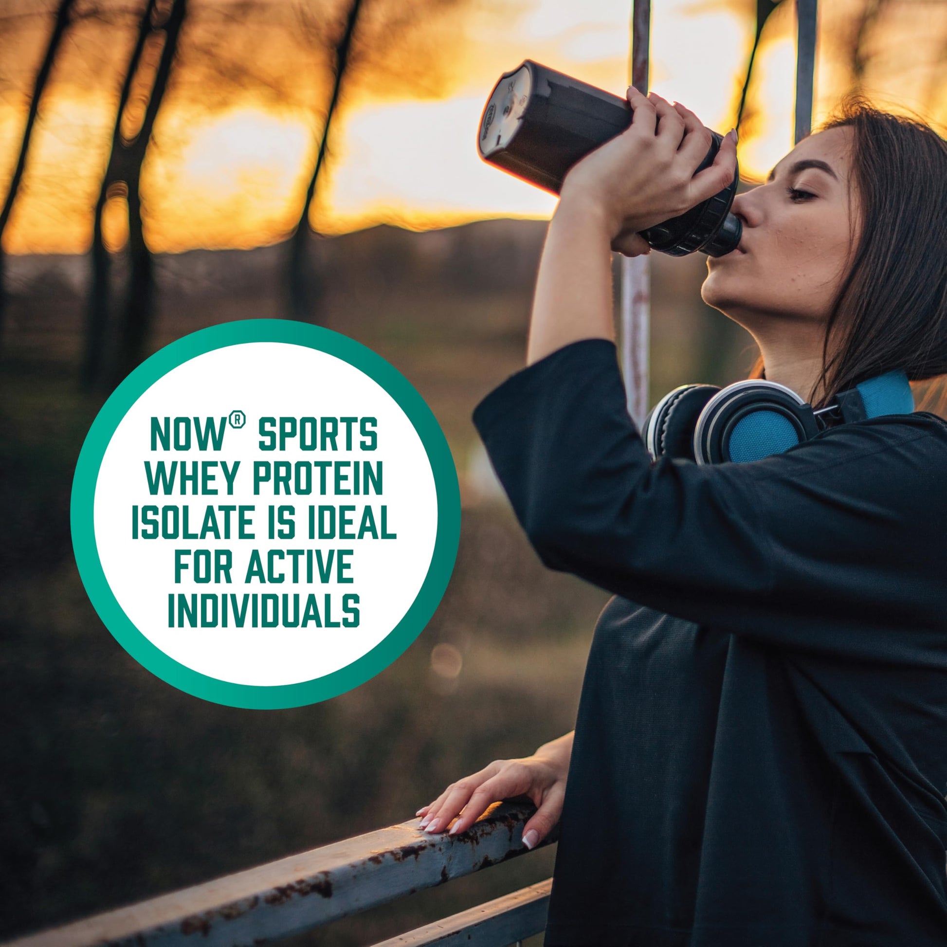 NOW Foods Sports Nutrition, Whey Protein Isolate, 25 g With BCAAs, Unflavored Powder, 1.2-Pound - Medaid International