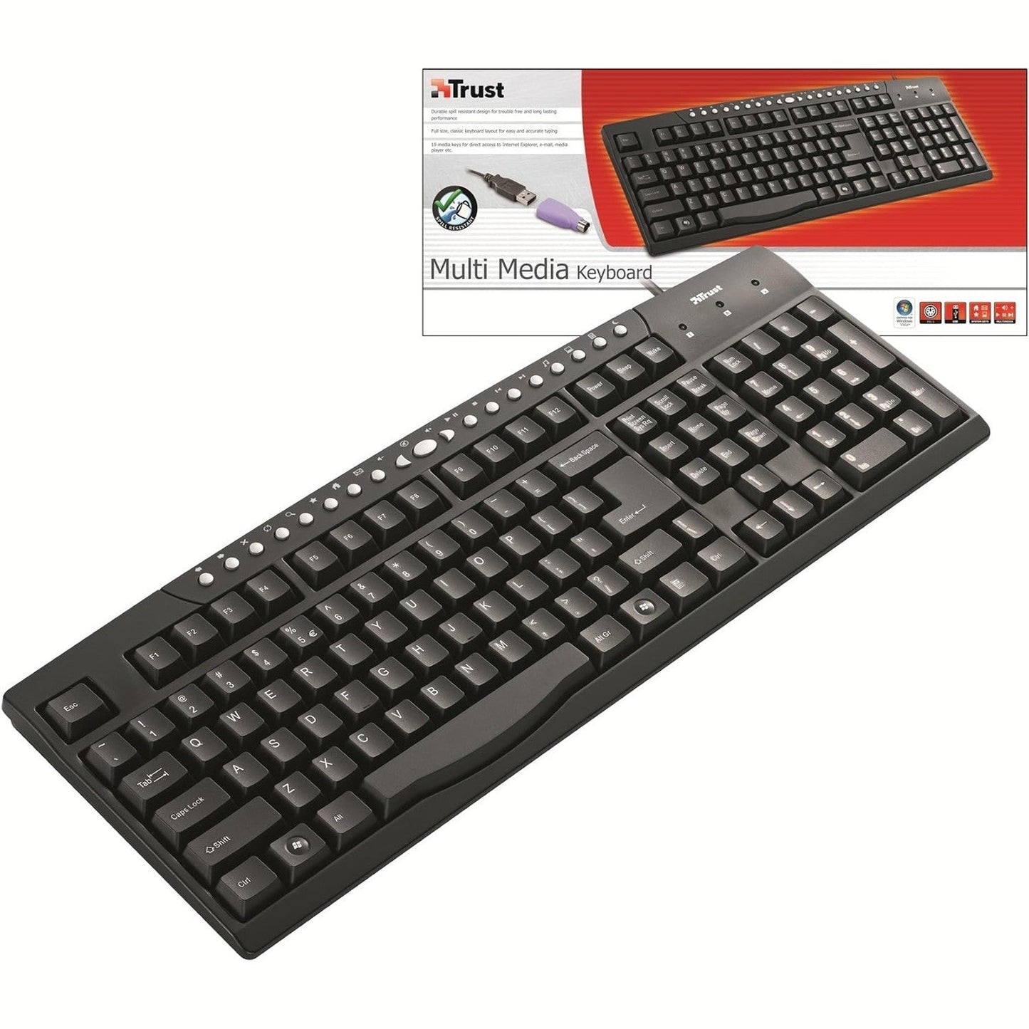 Trust - Multimedia Keyboard