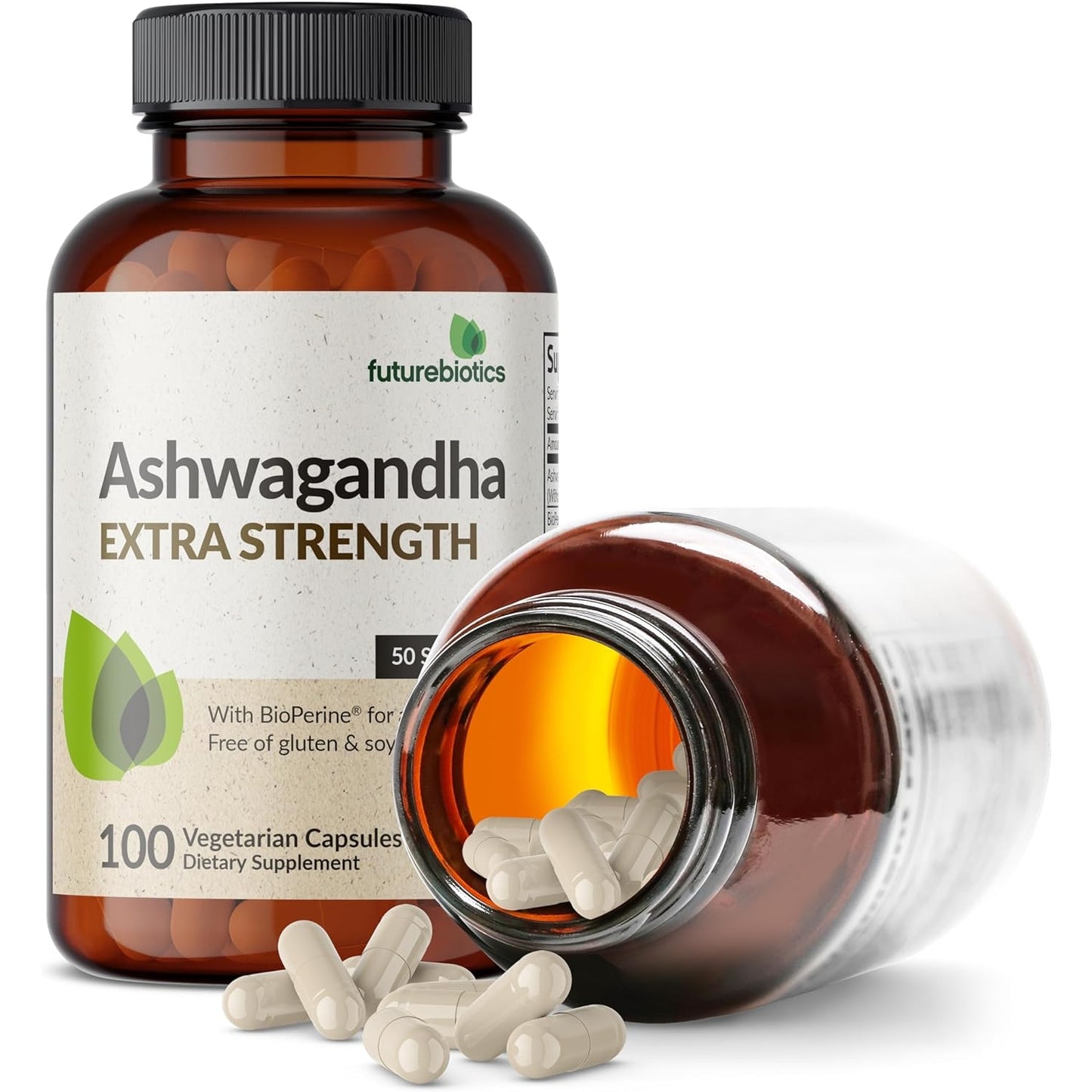 Ashwagandha Capsules - Futurebiotics - 100 pack - Medaid International