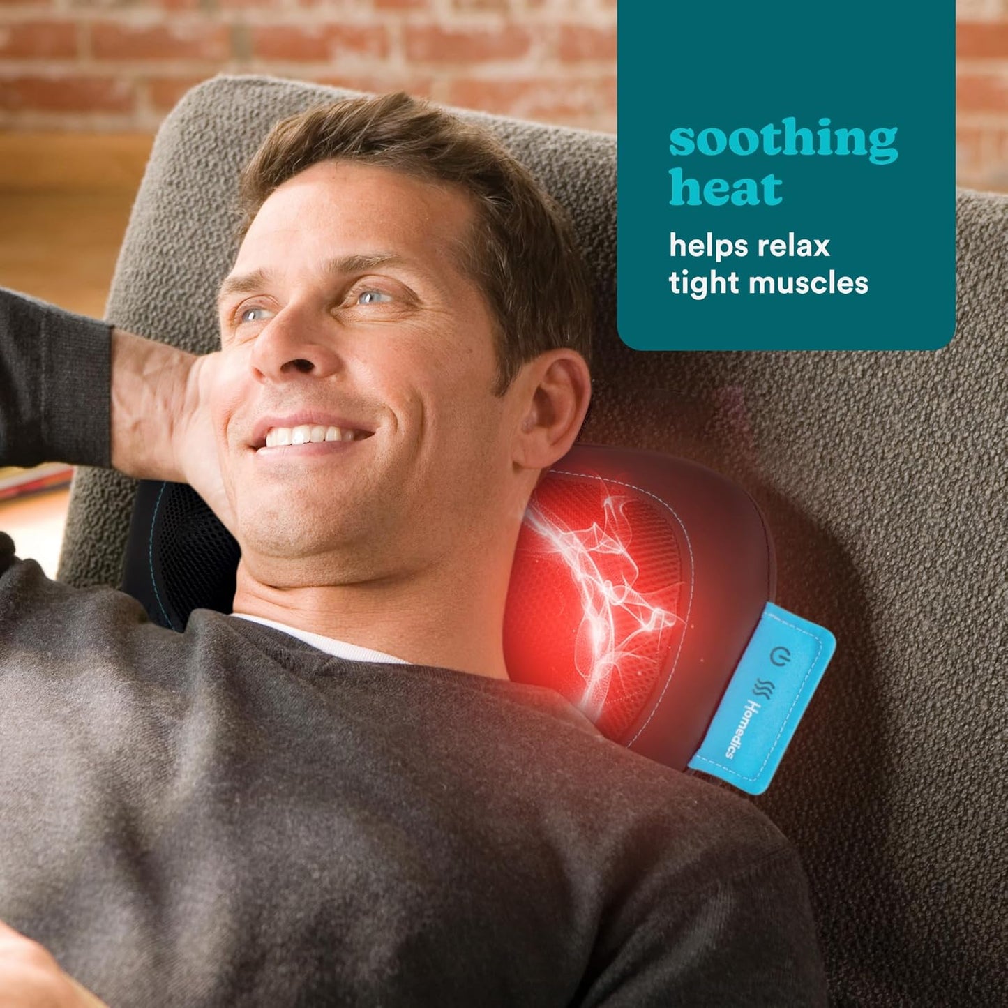 Portable Shiatsu Pillow + Soothing Heat - Medaid International