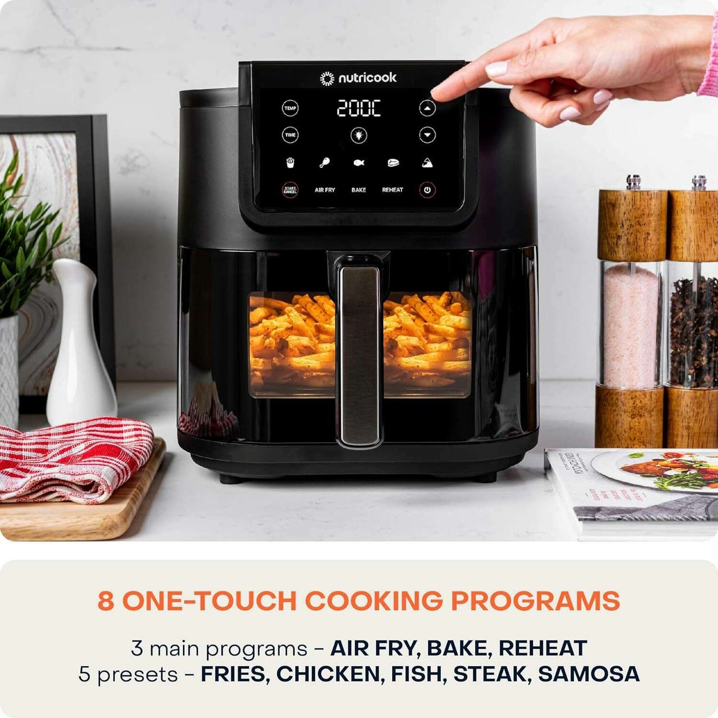 7.6L Air Fryer Slim - Medaid International