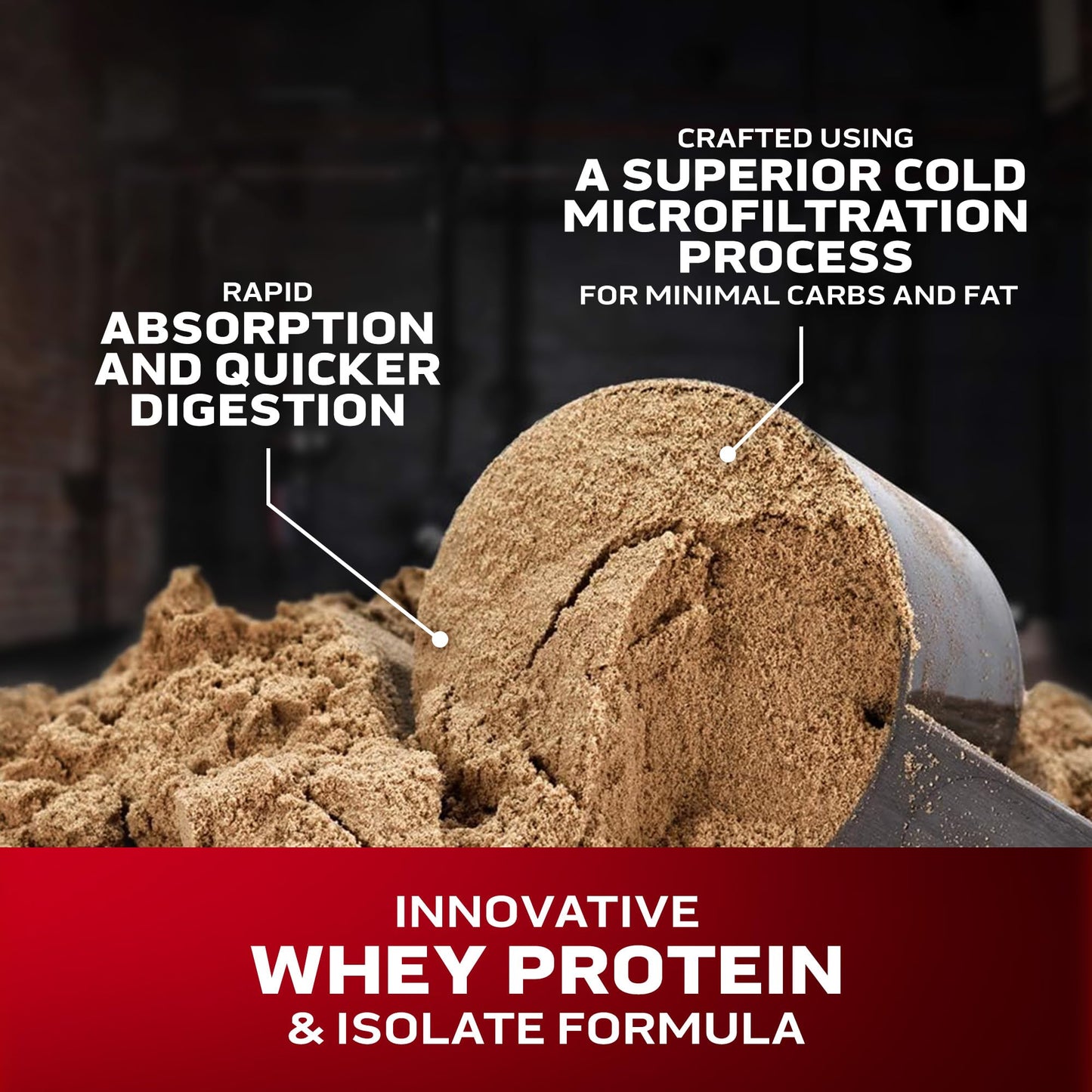 Whey Protein Powder , MuscleTech Nitro-Tech Whey Gold Protein Powder , Whey Protein Isolate Smoothie Mix , Protein Powder for Women & Men , Chocolate Protein Powder, 2 lbs (28 Serv)-package varies - Medaid International
