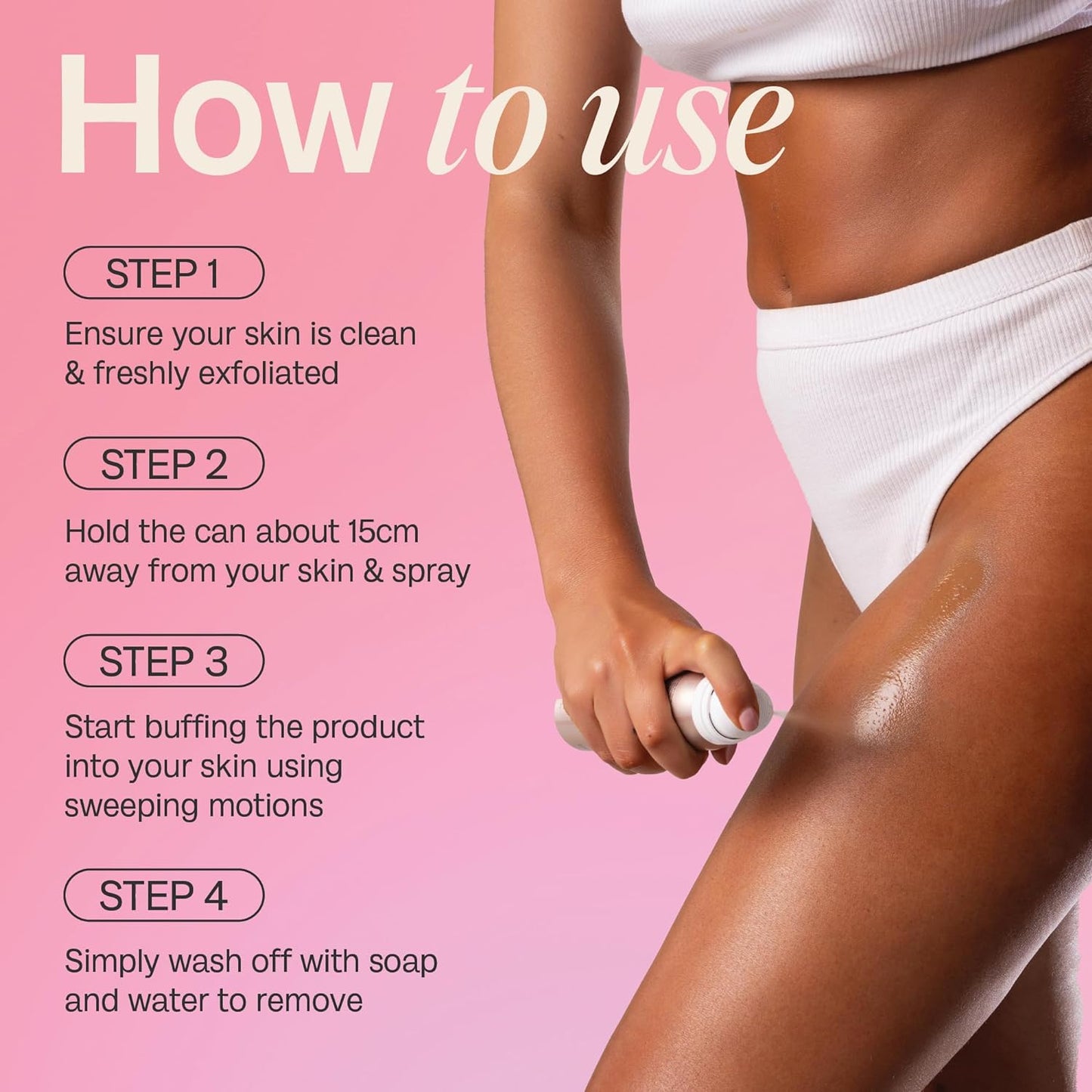 BALI BODY Instant Tan - Medium to Dark, Skin Perfecting Aerated Spray, Flawless Airbrushed Bronzed Finish, Vegan & Cruelty-Free (97 ml/3.28 fl oz) - Medaid International