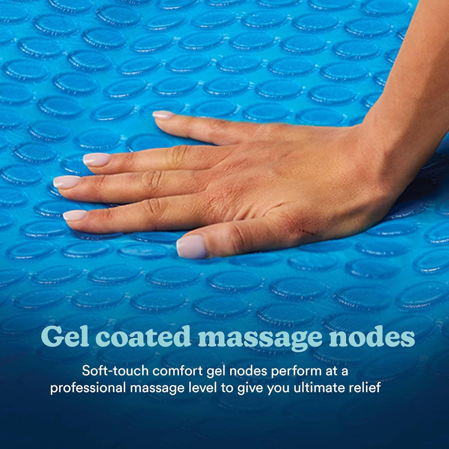 Gentle Touch Gel Shiatsu Foot Massager + Soothing Heat - Medaid International