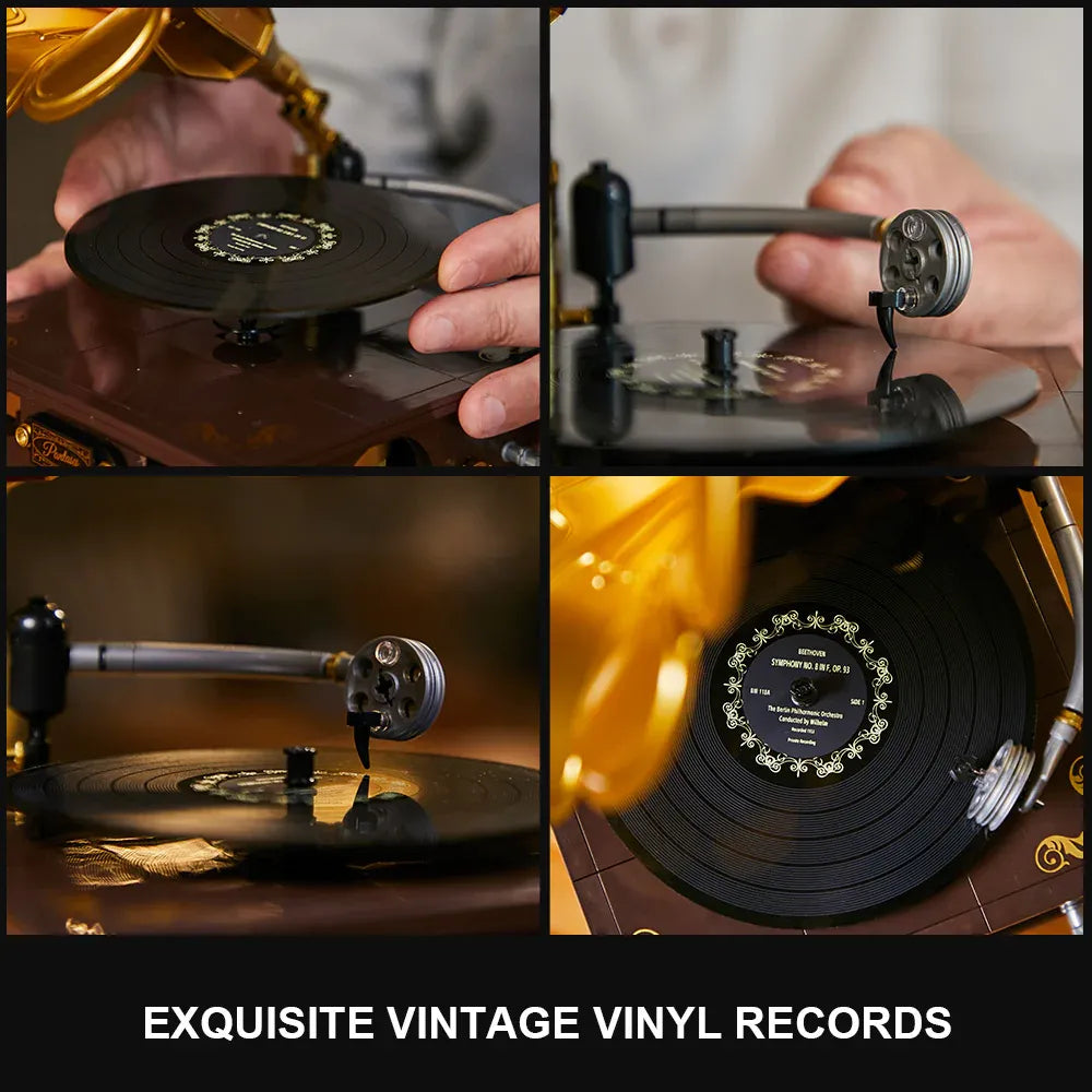 Retro Gramophone Buildable Figures by Pantasy - Medaid International