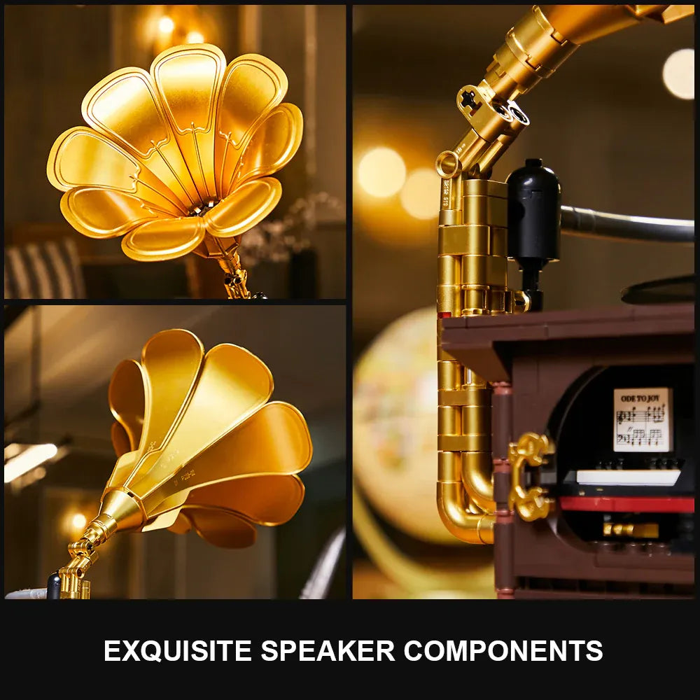 Retro Gramophone Buildable Figures by Pantasy - Medaid International