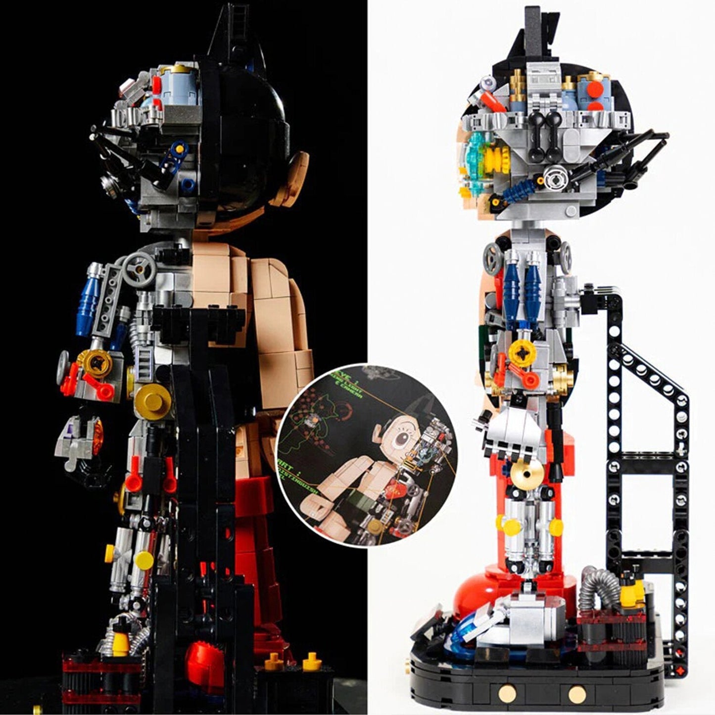 Astro Boy Mechanical Clear Version Brick Figure By Pantasy - Medaid International
