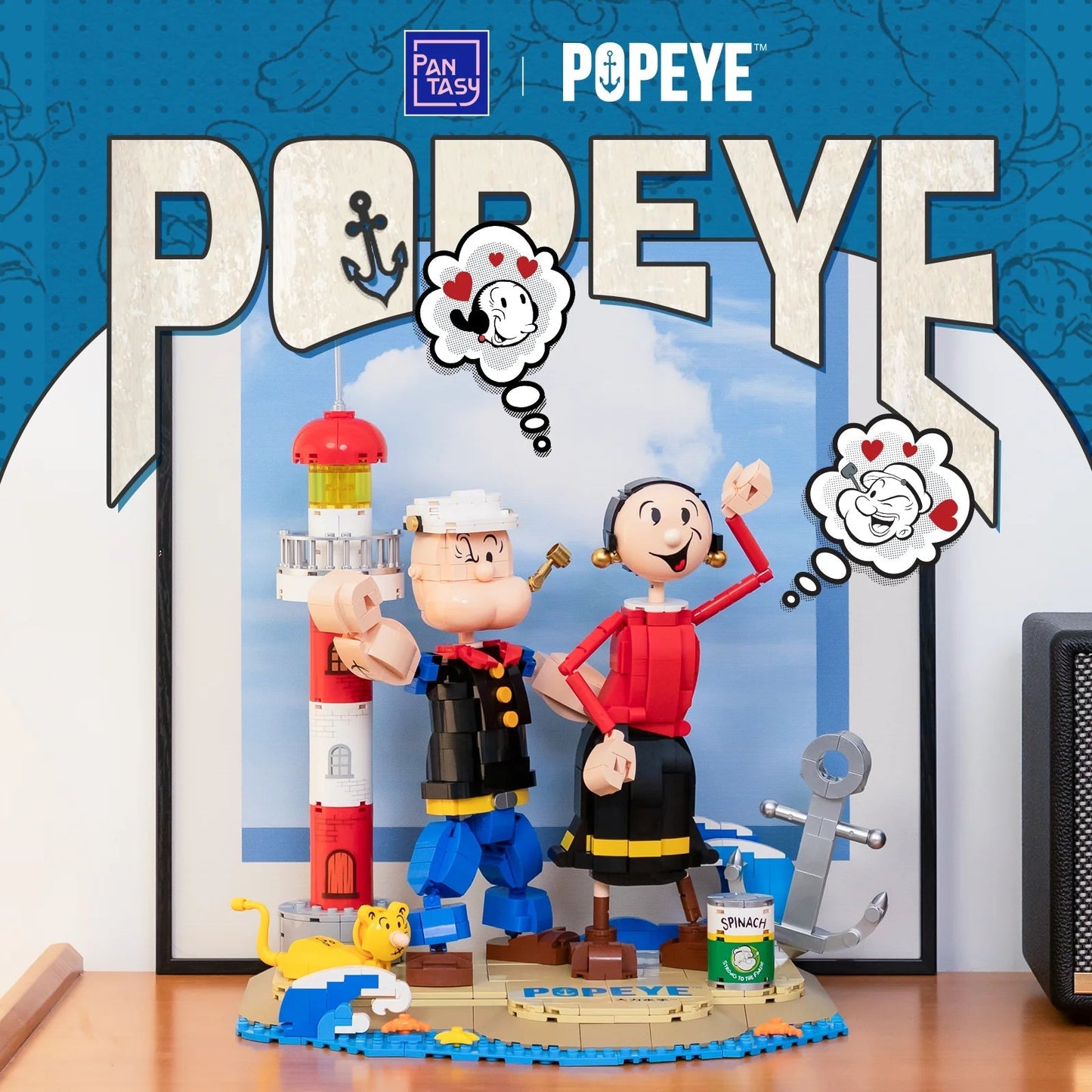 POPEYE·WITH OLIVER Brick Figures By Pantasy - Medaid International