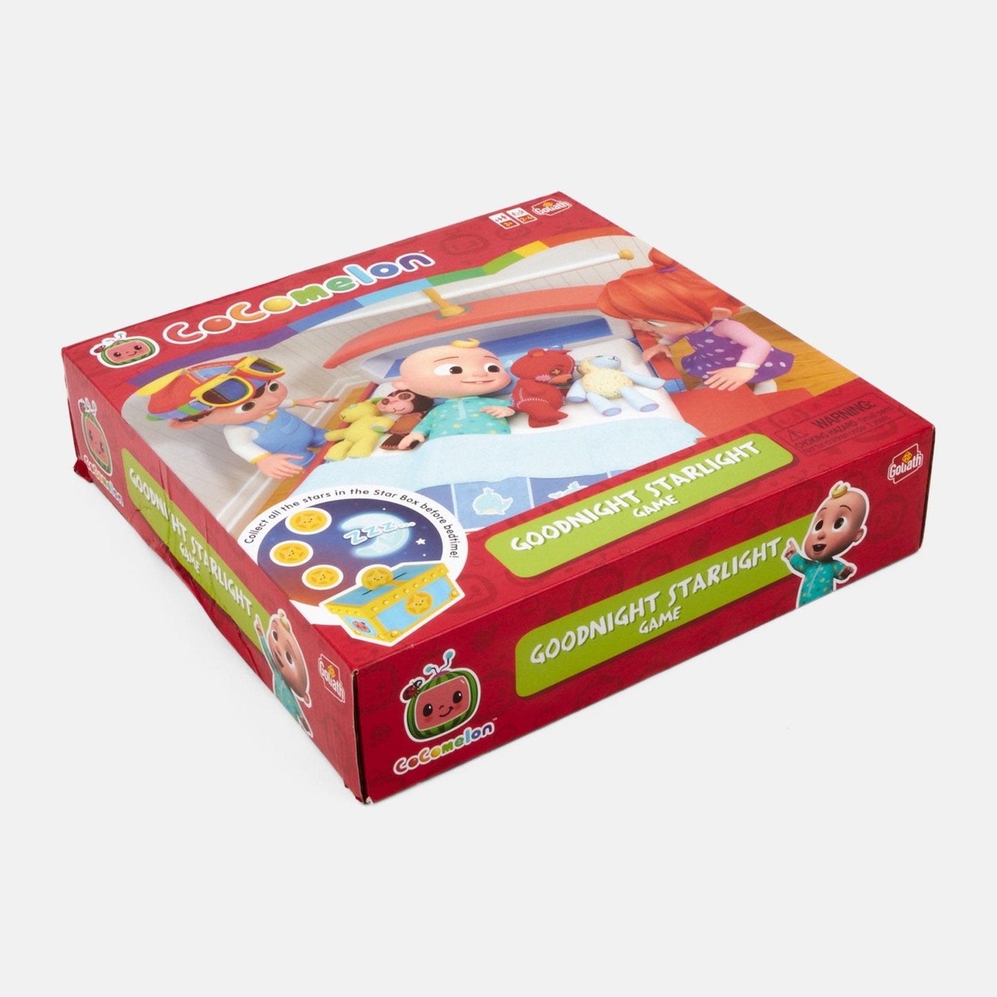 Goliath Cocomelon Goodnight Starlight Game - Help JJ and Friends Get Ready for Bed, Sing Along to Cocomelon Songs - Ages 3 and Up, 2-4 Players - Medaid