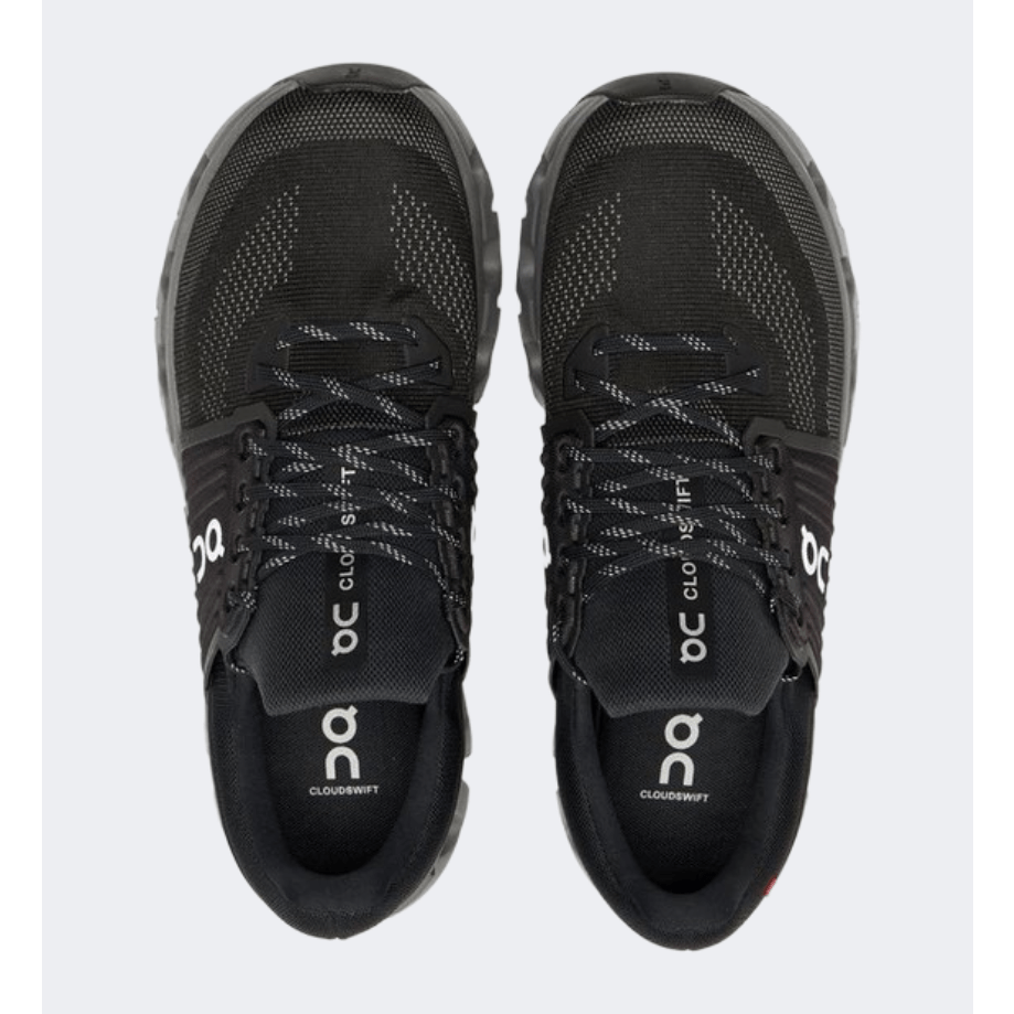 On Cloudswift 4 Ad Men Running Sneakers Black/Rock - Medaid International