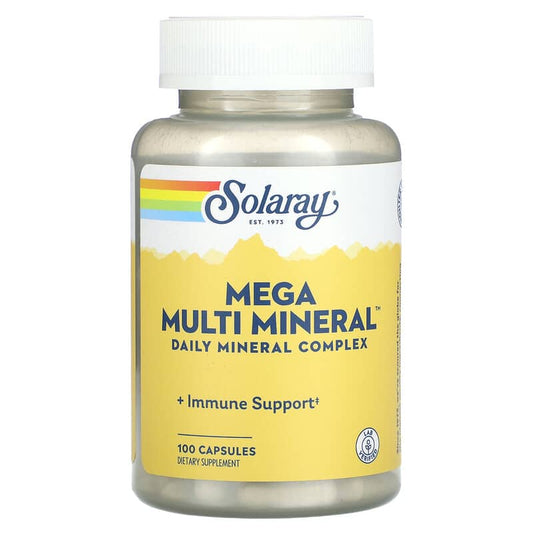 Solaray, Mega Multi Mineral, 100 Capsules - Medaid International