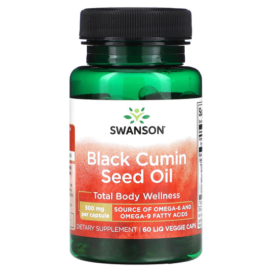 Swanson, Black Cumin Seed Oil, 500 mg, 60 Veggie Caps - Medaid International
