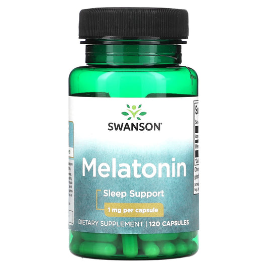 Swanson, Melatonin, 1 mg, 120 Capsules - Medaid International