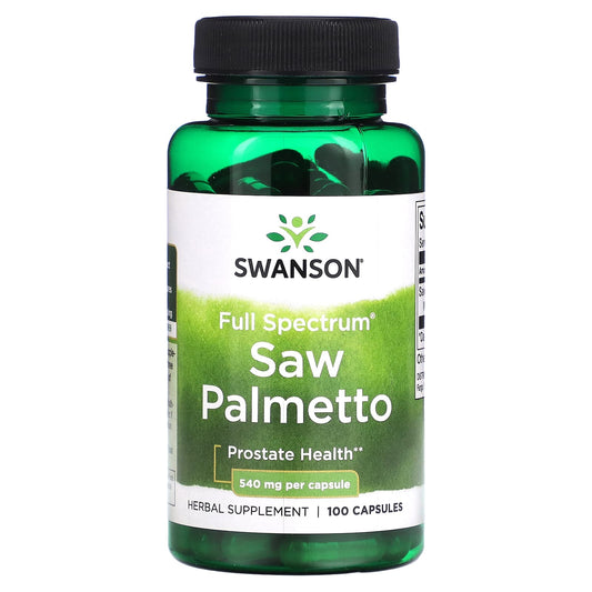 Swanson, Saw Palmetto, 540 mg, 100 Capsules - Medaid International