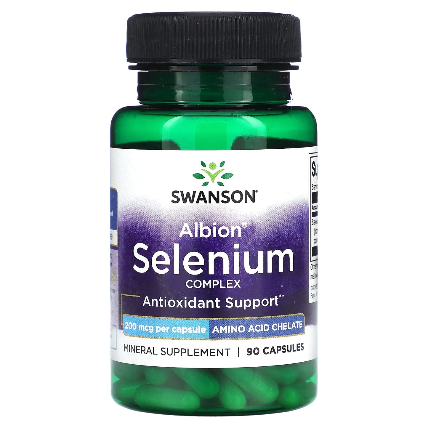 Swanson, Albion Selenium Complex, 200 mcg , 90 Capsules - Medaid International