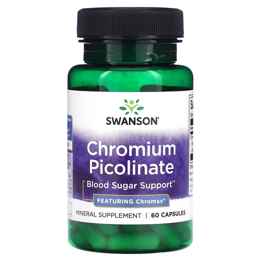 Swanson, Chromium Picolinate, 60 Capsules - Medaid International
