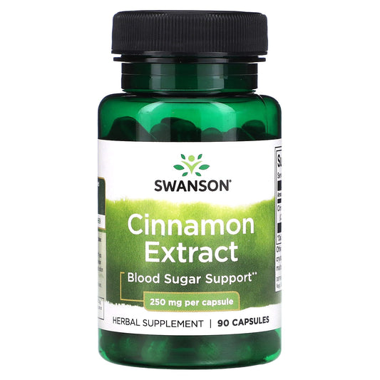 Swanson, Cinnamon Extract, 250 mg , 90 Capsules - Medaid International