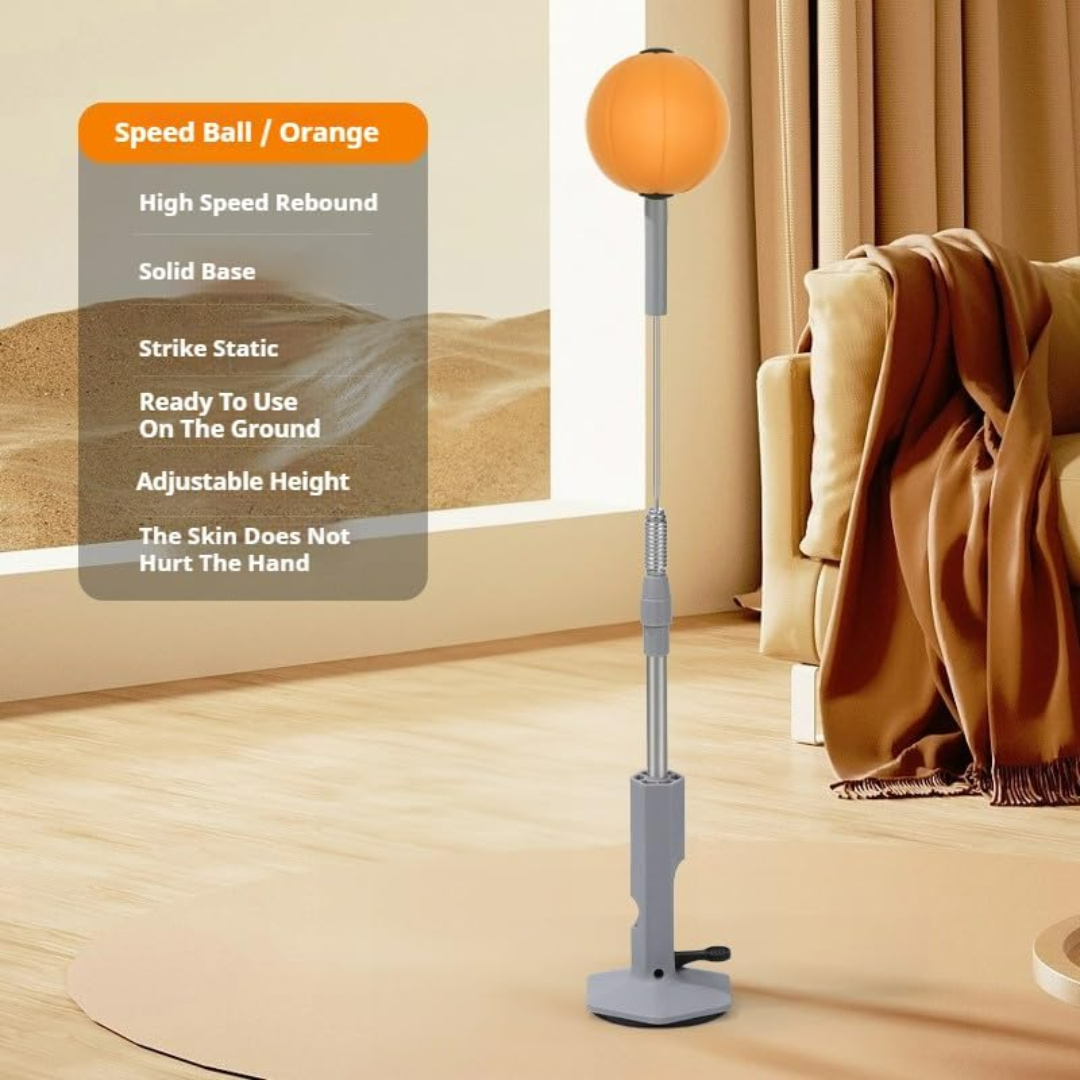 Vertical Boxing Speed Ball Reflex Ball Punching Bag Training - Medaid International