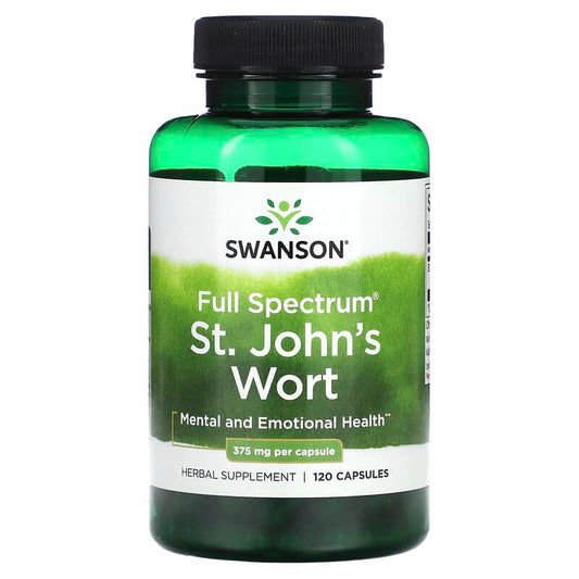 Swanson, Full Spectrum St. John's Wort, 375 mg , 120 Capsules - Medaid International