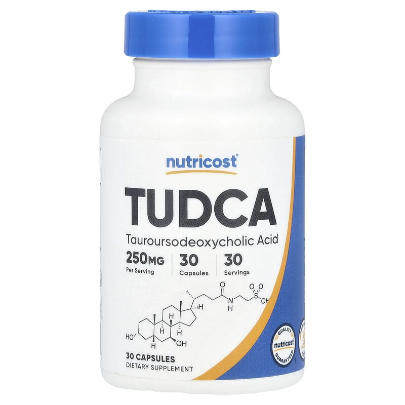 Nutricost, TUDCA, 250 mg, 30 Capsules - Medaid International