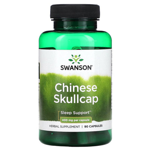 Swanson, Chinese Skullcap, 400 mg, 90 Capsules - Medaid International