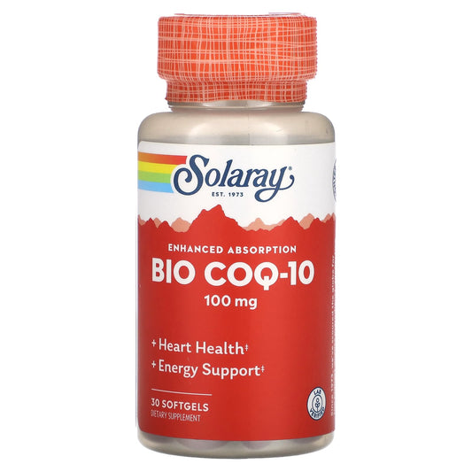Solaray, Bio COQ-10, 100 mg, 30 Softgels - Medaid International