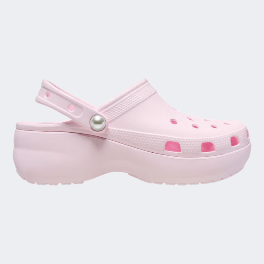 Crocs Classic Platform Pearl Clog Women Lifestyle Pink Milk - Medaid International