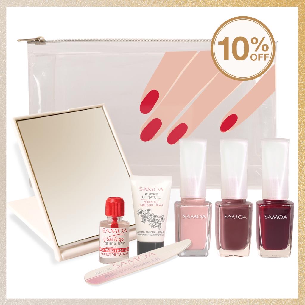 SAMOA NAILS KIT WITH FREE POUCH - Medaid