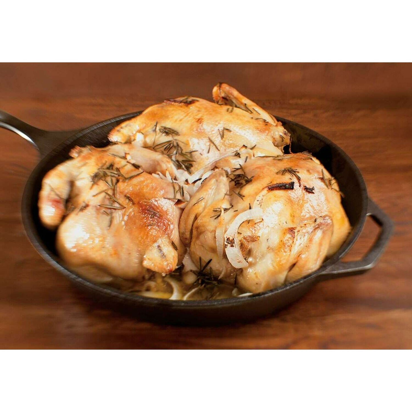 Pre-Seasoned Cast Iron Skillet With Assist Handle, 38cm, Black - Medaid International