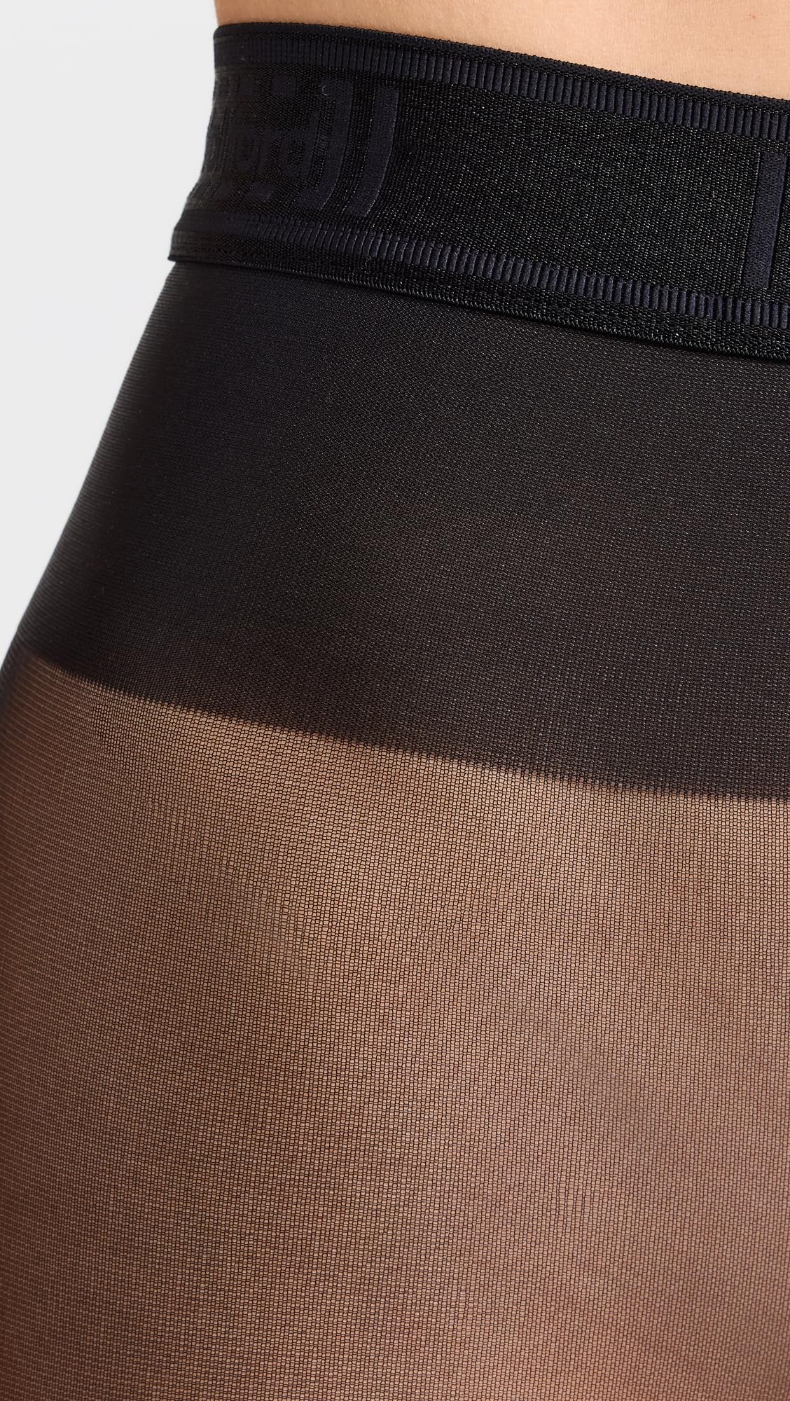 Wolford Neon 40 Den Duo Pack Tights For Women Shiny Semi Sheer Pantyhose With Soft Waistband Glossy Finish Black Size Large - Medaid International