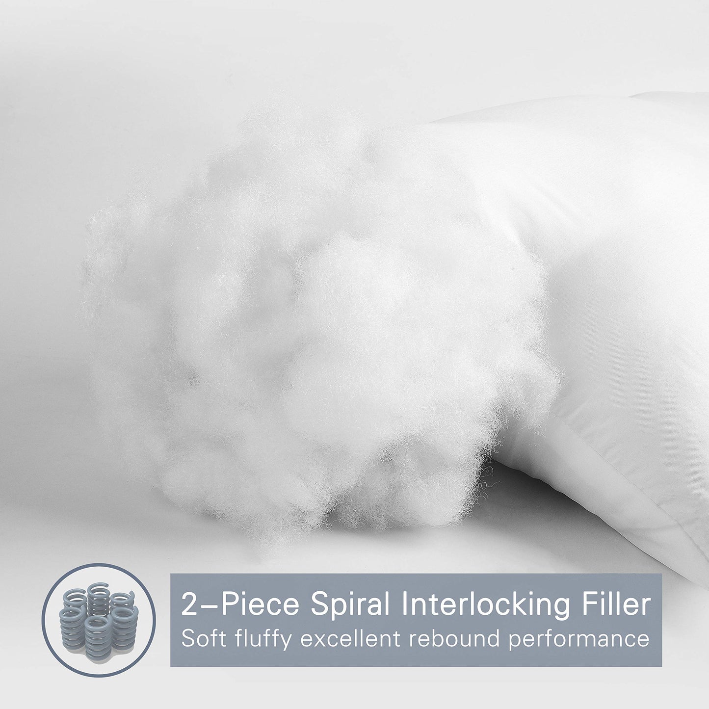 EDOW Luxury Soft Pillows for Sleeping, Fluffy Down Alternative Polyester Fiber Filled Pillow, Home&Hotel-Collection, Machine Washable - Medaid International