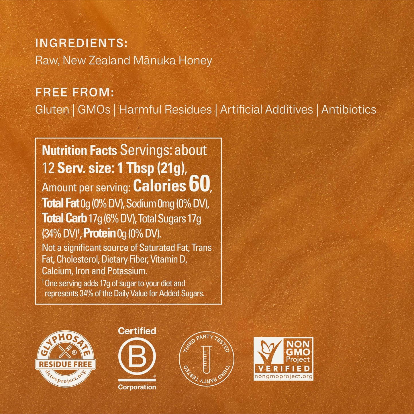 Manukora Raw Manuka New Zealand Honey MGO 1000+, Non-GMO, Monofloral, 3rd-Party Tested, Glyphosate Residue Free Certified, 2000+ Natural Compounds, Traceable Hive-to-Hand, Digestive & Immune Support โ 250g - Medaid International