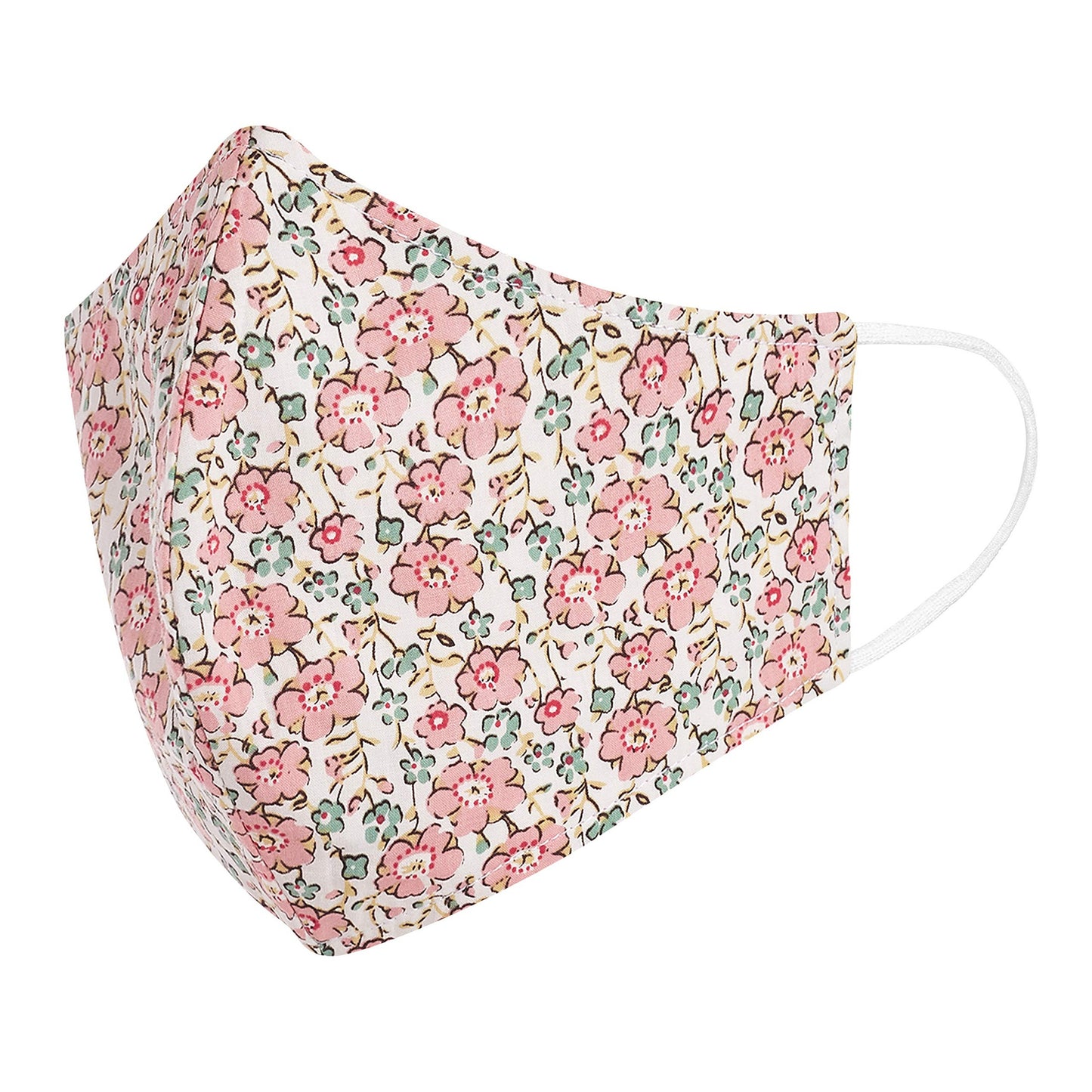 Sole Designs 100% Cotton Reusable & Washable 3 Layer Cloth Face Mask, Includes Matching Headband with Buttons for Ear Hooks, Medium, Mv#12 - Medaid International