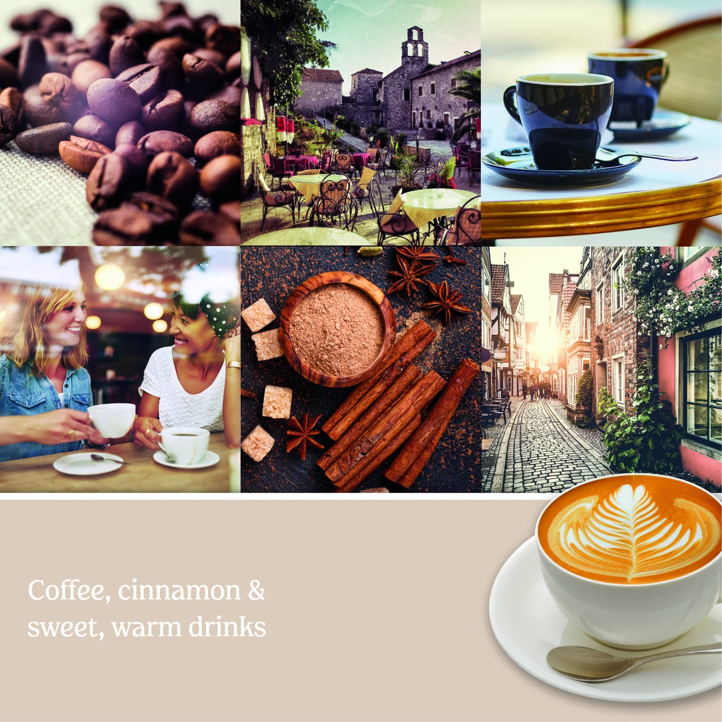 Yankee Candle Café al Fresco Scented, Classic 22oz Large Jar Single Wick Candle, Over 110 Hours of Burn Time - Medaid International