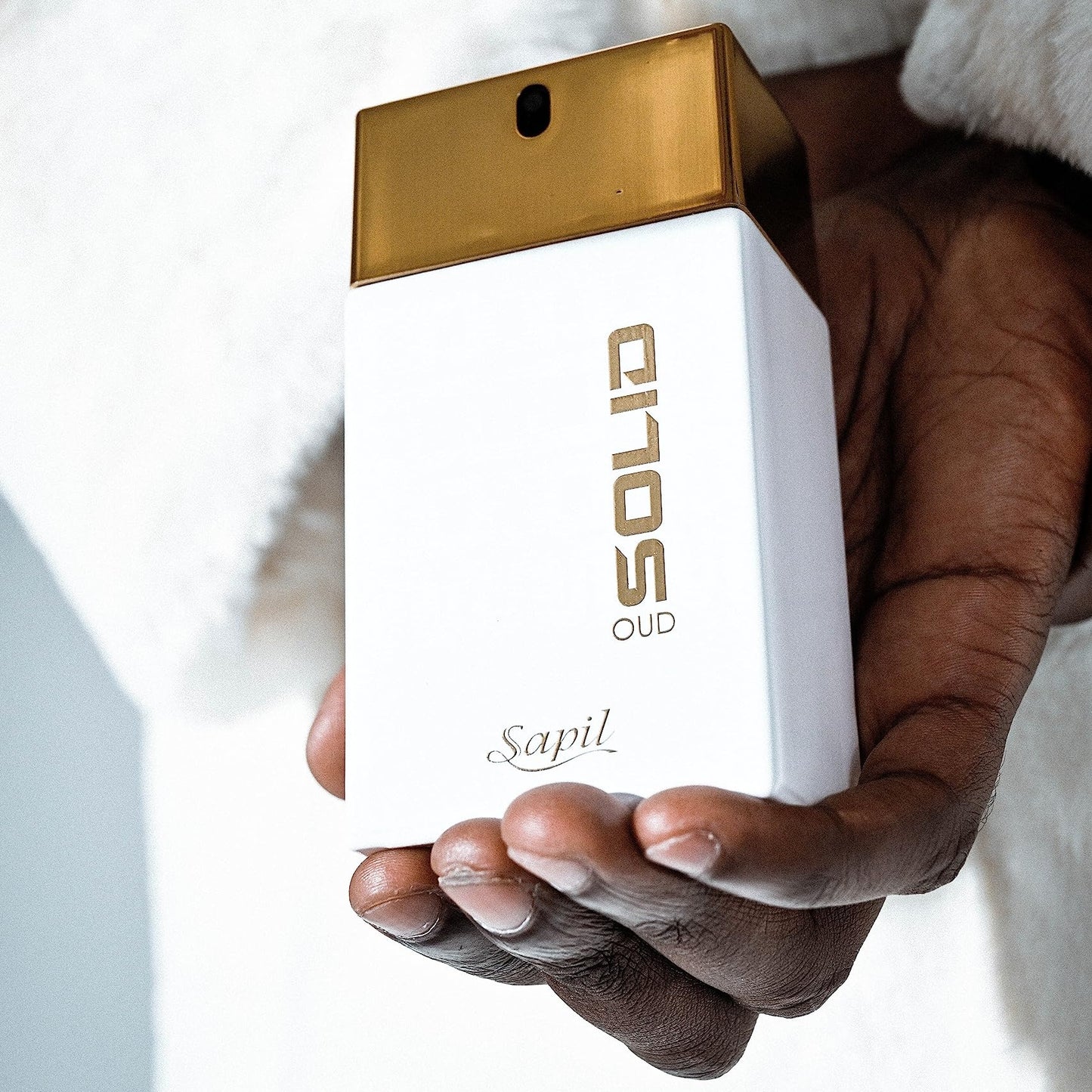 Sapil Solid Oud Perfume for Men and Women - Long-lasting Dubai Perfume, Enticing Arabic Cologne, Oriental Woody EDT Spray, 3.4 Oz (100 ml) - Perfume for Men for Daily Wear and Special Occasions - Medaid International