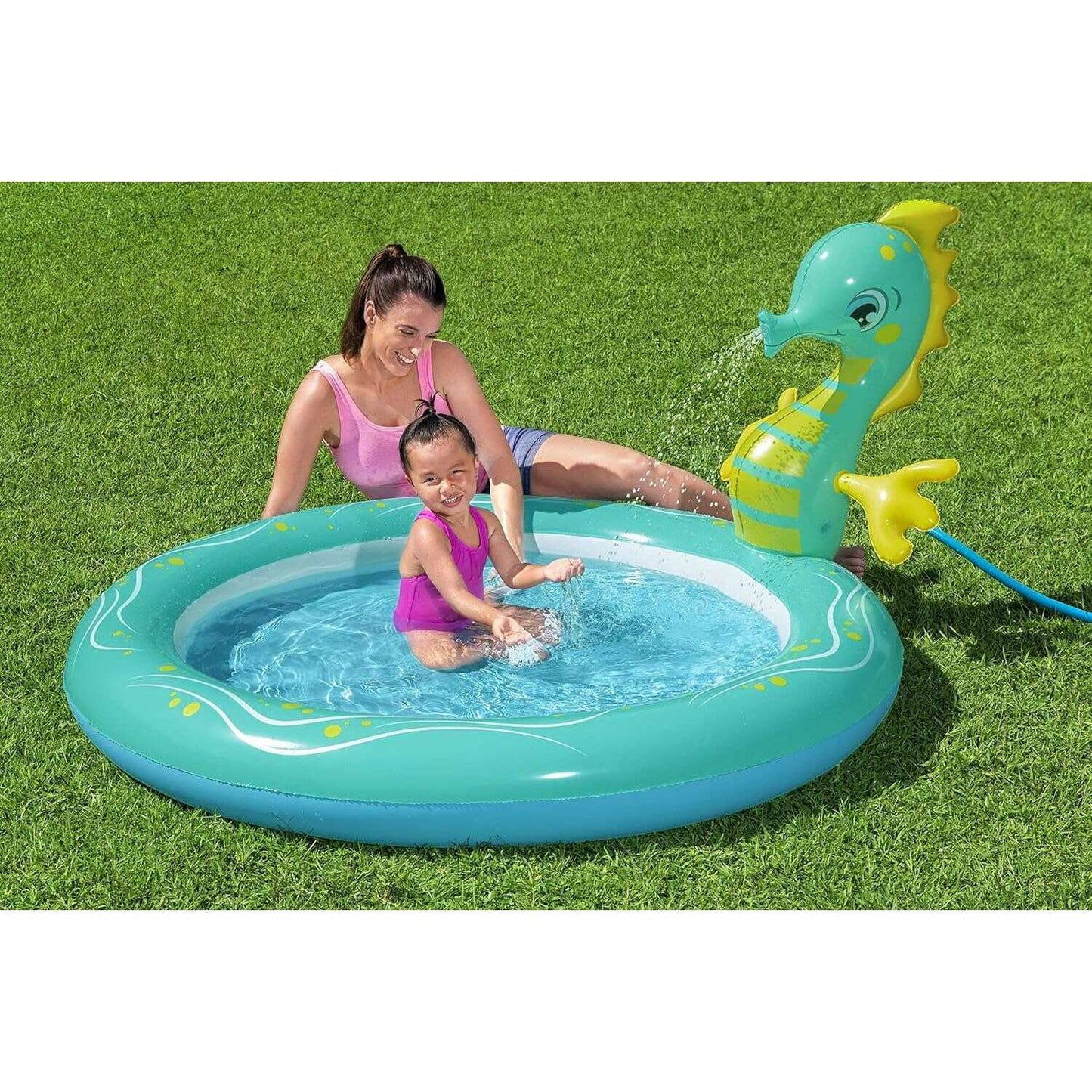 Seahorse Sprinkler Pool, 188x160x86cm - Medaid International