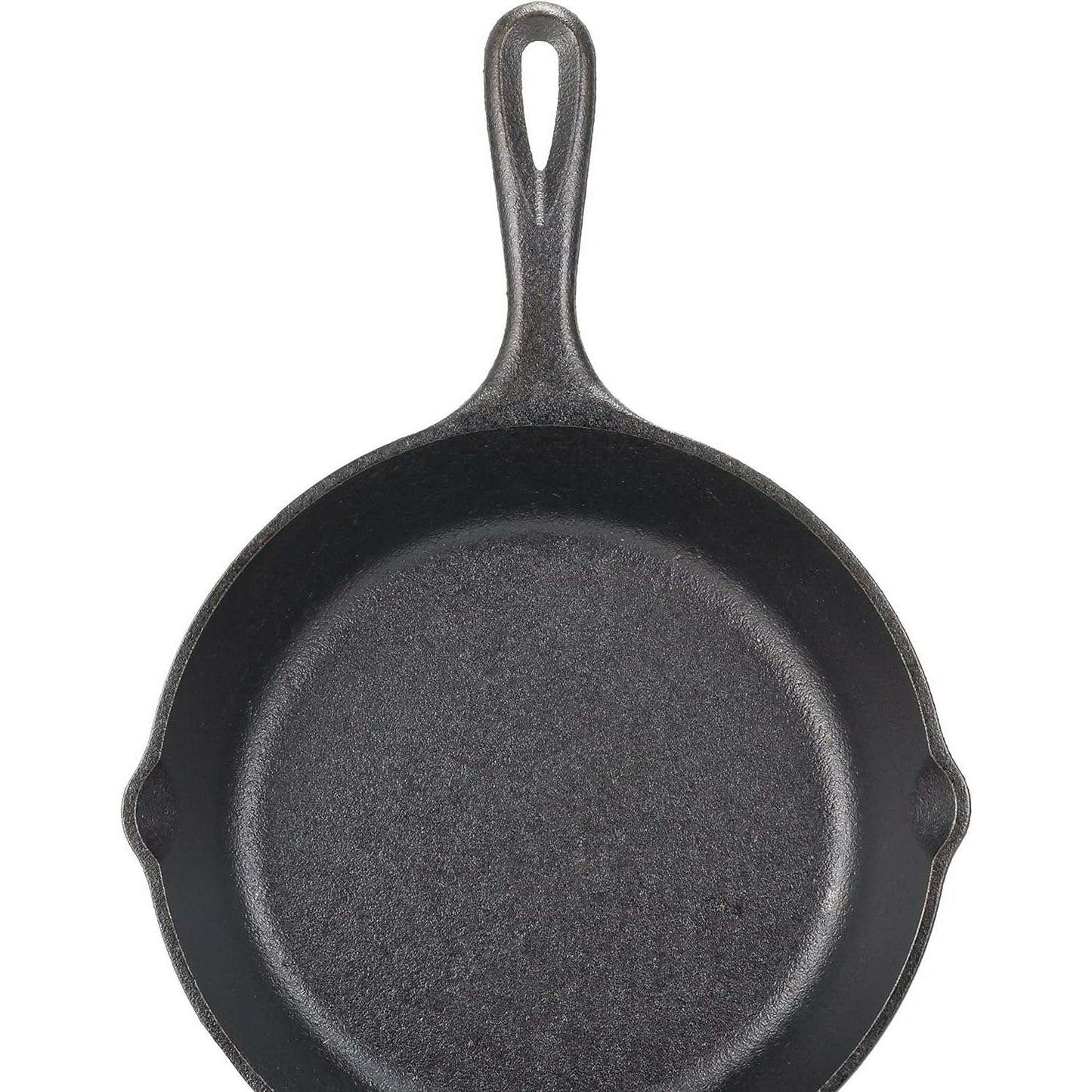 Pre-Seasoned Cast Iron Skillet With Assist Handle, 38cm, Black - Medaid International