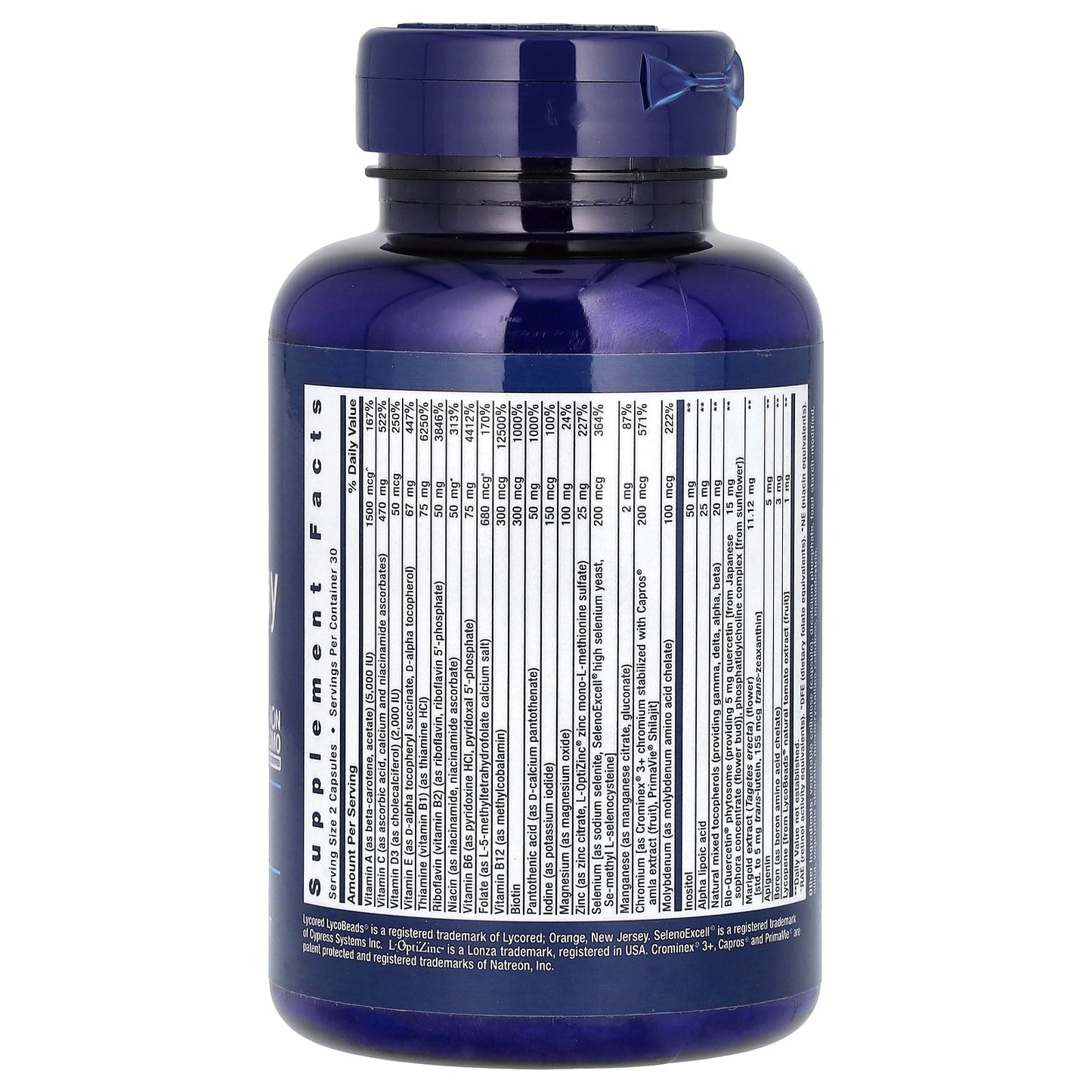 Life Extension, Two-Per-Day Multivitamin, 60 Capsules - Medaid International