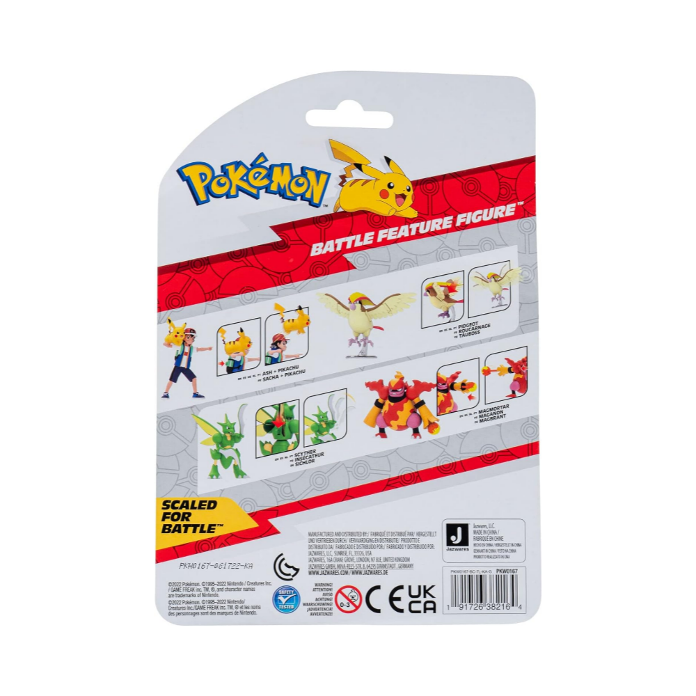 Pokemon Battle Feature 4.5" Figure - Scyther - Medaid International