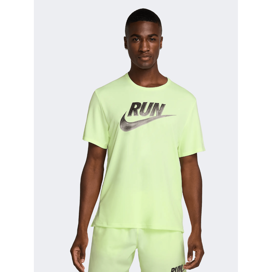 Nike Miler Run Energy Men Running T-Shirt Barely Volt - Medaid International