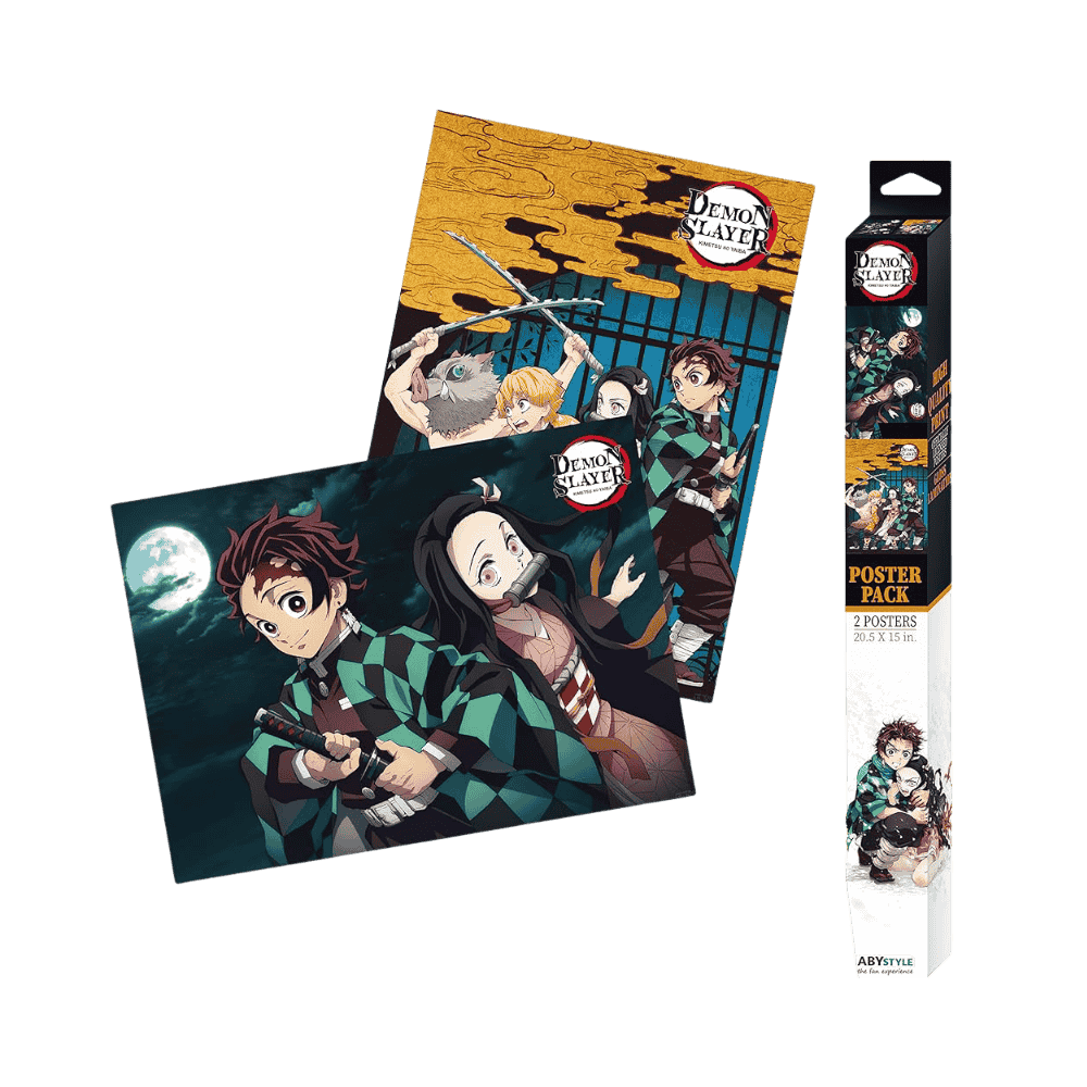 DEMON SLAYER - Set 2 Chibi Posters - Series 2 (52x38) x4 - Medaid International