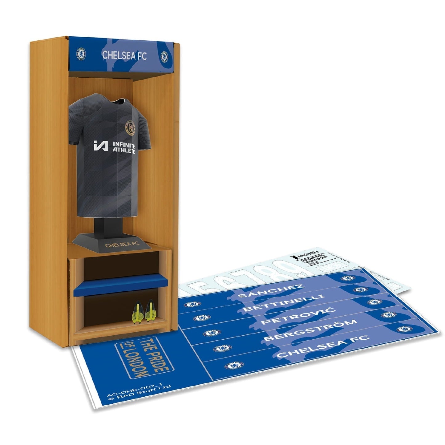 Chelsea FC - Metal Goalkeeper Shirt 2023-24 - Locker Pack - Medaid International