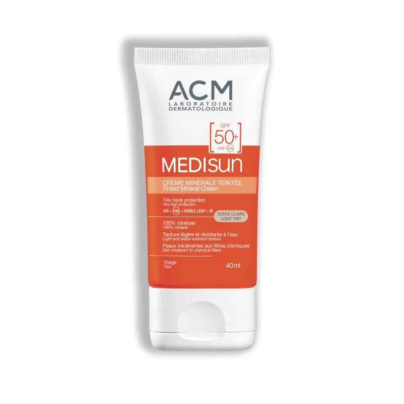 ACM Medisun Tinted Mineral Cream SPF 50+ Light Tint - 40 ml - Medaid International