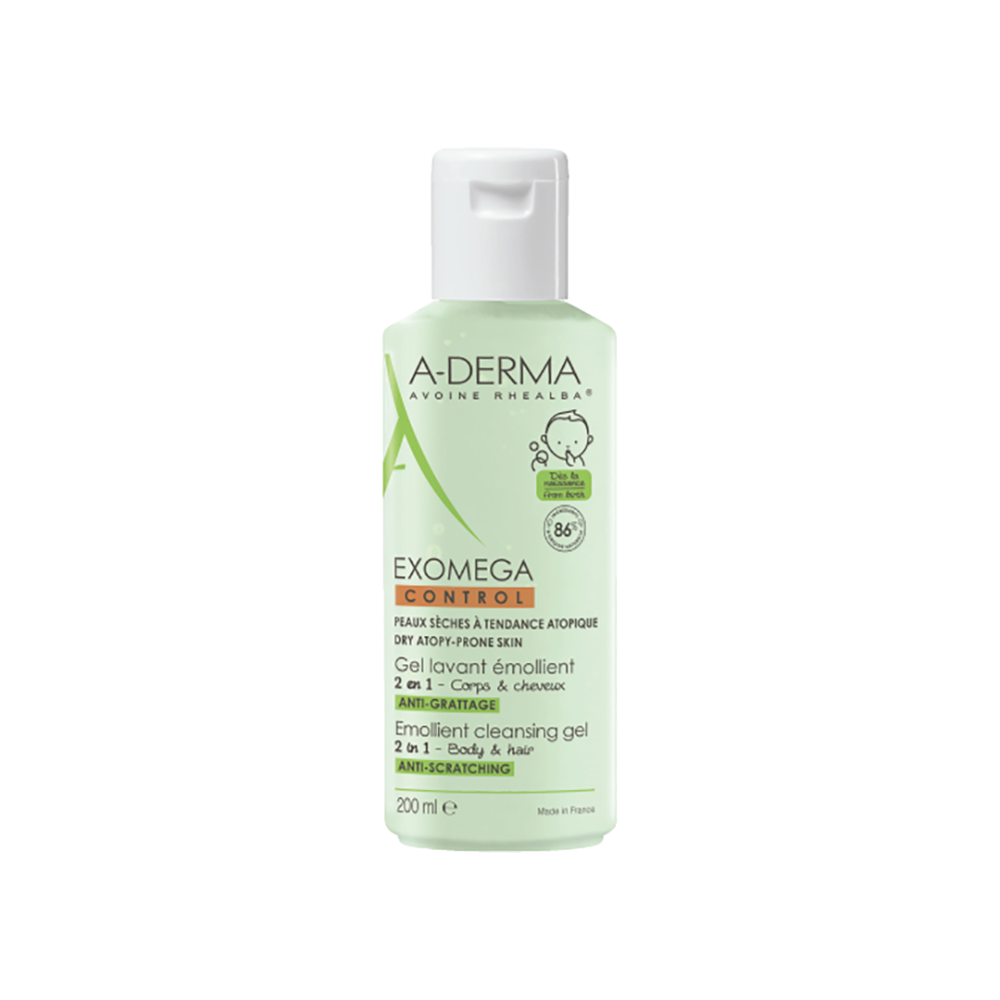 Aderma Exomega Control Emollient Cleansing Gel - Medaid International